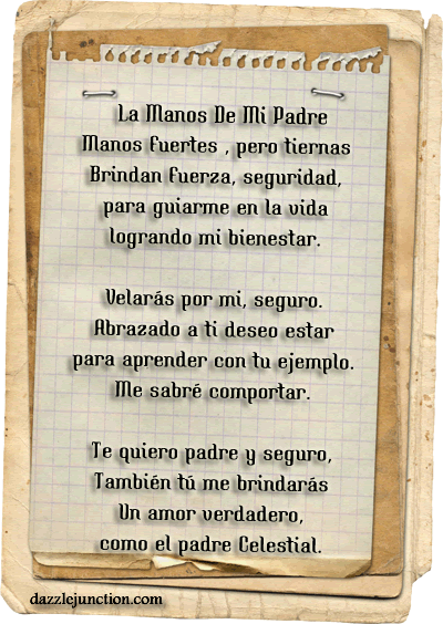Spanish Father Poem