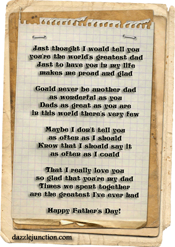 Fathers Day Fathers Poem picture