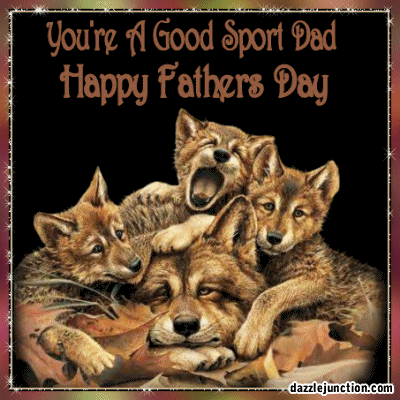Fathers Day Wolves Good Sport picture