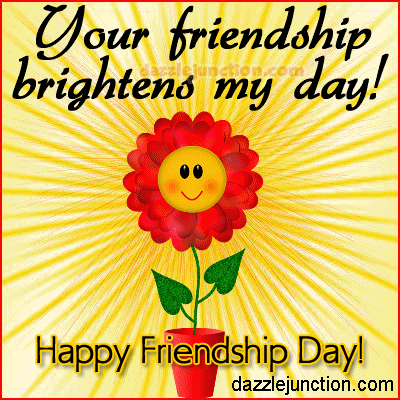 Friendship Day Friendship Brightens Day picture