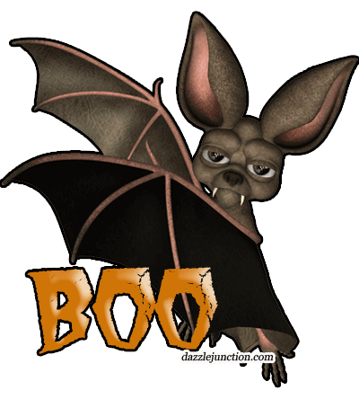 Halloween Glitters Boo Bat picture