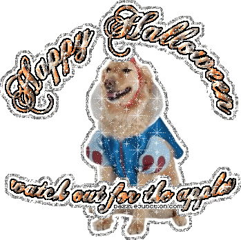 Halloween Dog Apples