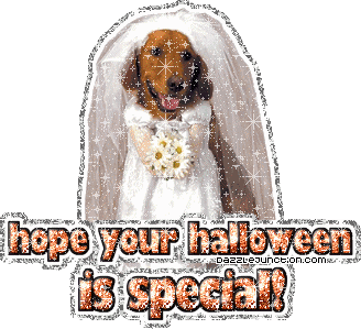 Halloween Dog Bride