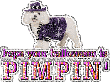 Halloween Glitters Halloween Dog Pimpin picture