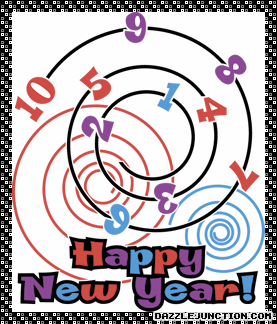 2018 Happy New Year Circle Countdown picture