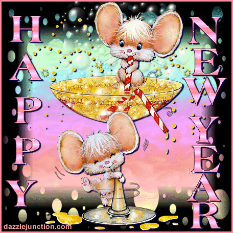 2018 Happy New Year Happy Mice New Year picture