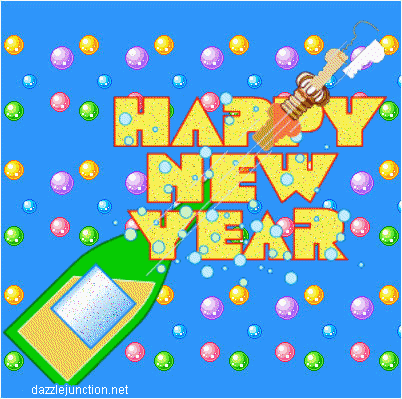 Happy New Year Yellow