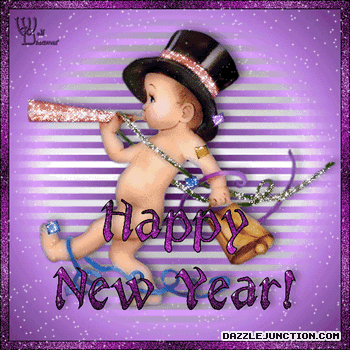 2018 Happy New Year Ny Baby Purple picture