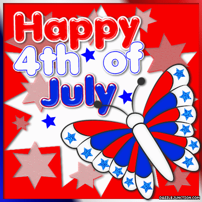 Happy Th Of July Butterfly