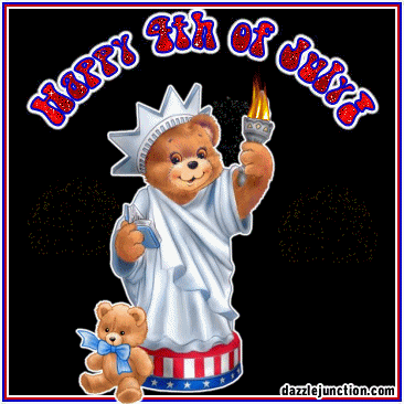 Independence Day - 4th of July - July Fourth Liberty Bear picture