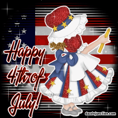 Independence Day - 4th of July - July Fourth Patriotic Girl picture