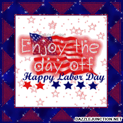Labor Day Flag Enjoy Day Off quote