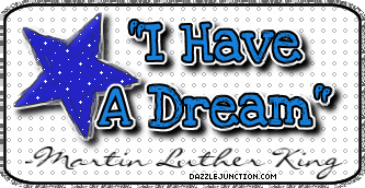 MLK Martin Luther King Day I Have A Dream Blue picture