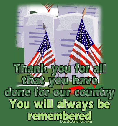 Memorial Day Thank You