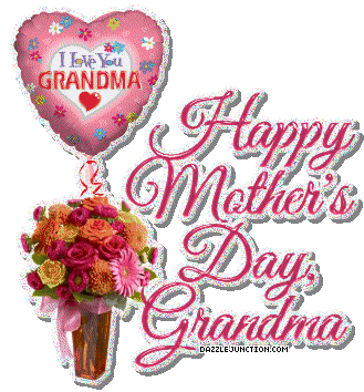 Mothers Day Glitter Happy Grandma Day picture
