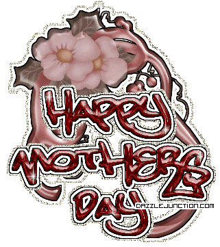 Mothers Day Glitter Motherspink Flower picture