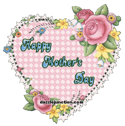 Pink Heart Mothers Day
