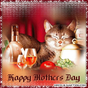 Mothers Day Sleeping Cat Mothers Day picture