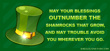 St Patricks Day Blessings Banner picture