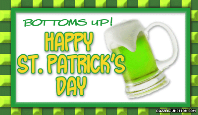 St Patricks Day Bottoms Up picture