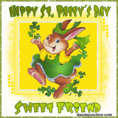 St Patricks Day Bunny Friend picture