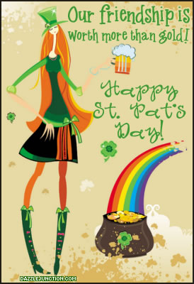 St Patricks Day Friendship Gold picture