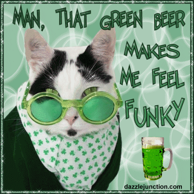 St Patricks Day Green Beer Funky picture