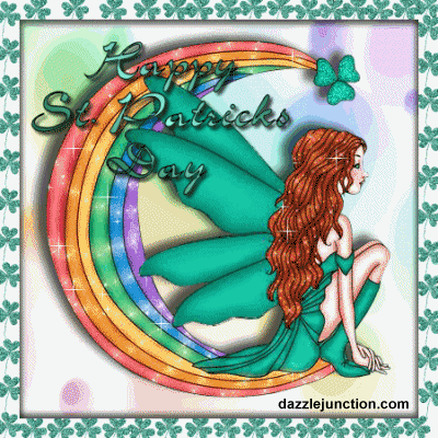 St Patricks Day Happy Fairy picture