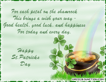 St Patricks Day Health Gold picture