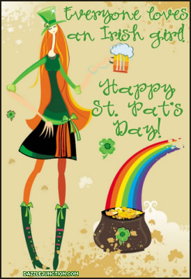St Patricks Day Irish Girl picture