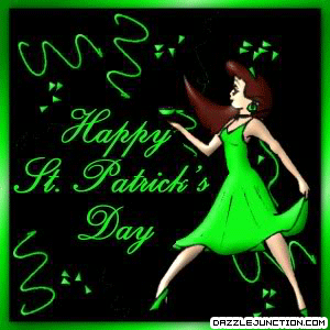 St Patricks Day Lady In Green picture