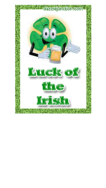 St Patricks Day Luck Of Irish Card picture