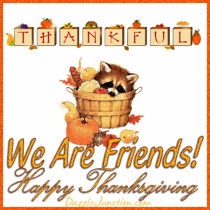 Thanksgiving Thankful We Are Friends picture