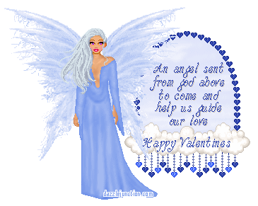 Valentine Glitters Angel From God Above quote