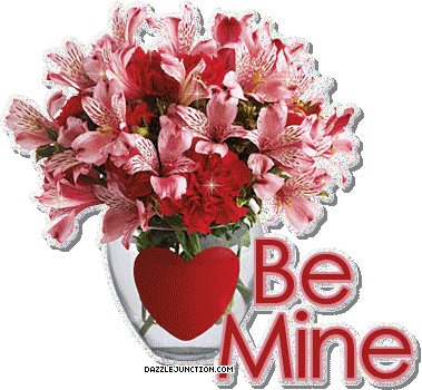 Valentine Glitter Be Mine Flowers picture