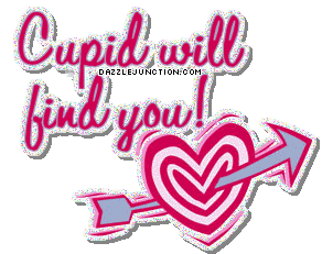 Valentine Glitter Cupid Will Find You picture