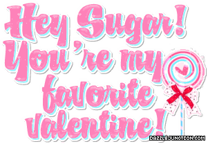 Valentine Glitter Hey Sugar Valentine picture
