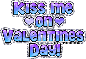 Valentine Glitter Kiss Me On Valentines picture
