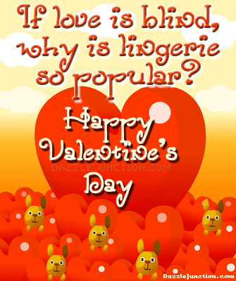 Valentine Quotes Blind Lingerie quote