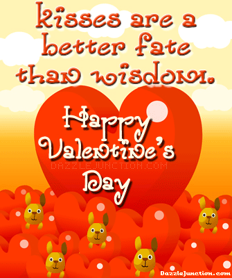 Valentine Quotes Kisses Better Fate picture