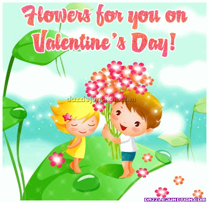 Valentine Random Flowers For You quote