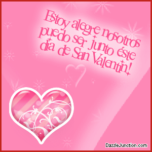 Valentine Spanish Alegre Junto quote