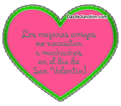 Spanish Valentines Day Amigos No Necesitan A Muchachos picture
