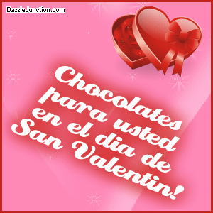 Spanish Valentines Day Chocolates Para Usted picture