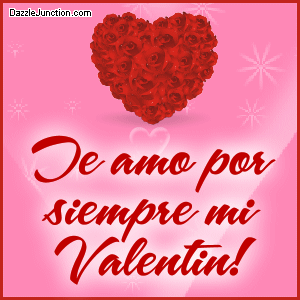 Spanish Valentines Day Te Amo Valentin picture