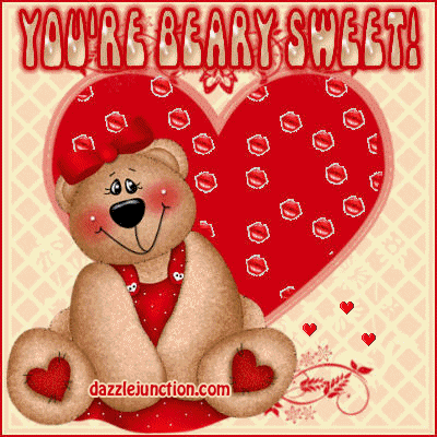Happy Valentines Day Beary Sweet picture