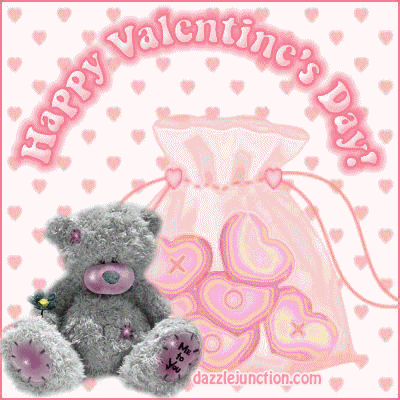 Happy Valentines Day Happy Valentine Bear picture