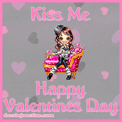 Happy Valentines Day Kiss Me Doll picture