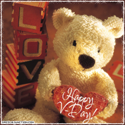 Happy Valentines Day Valentine Bear picture