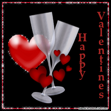 Happy Valentines Day Valentine Flutes picture